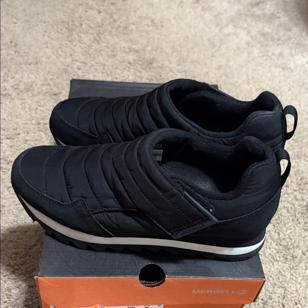 Merrell Black Quilted Sneakers alpine moc strap plr - Picture 6 of 7
